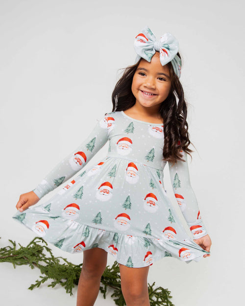 Baby Kids Bamboo Pajamas — Just BeClause Biggie Bow — Image 8