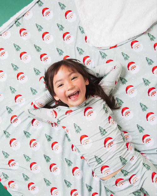 Baby Kids Bamboo Pajamas — Just BeClause Bum Bum Blanket - Plush — Image 1