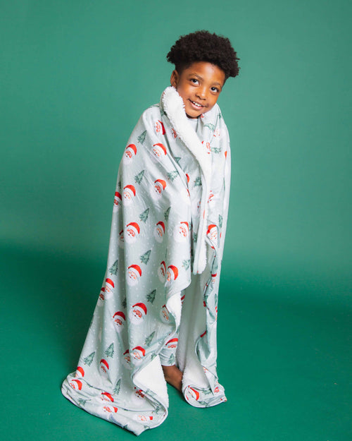 Baby Kids Bamboo Pajamas — Just BeClause Bum Bum Blanket - Plush — Image 6