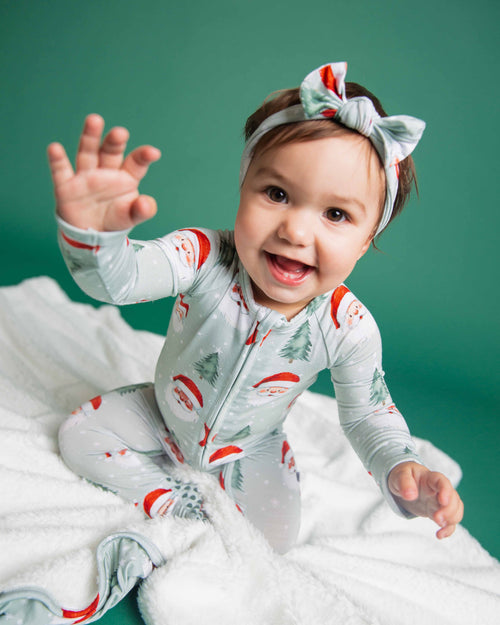 Baby Kids Bamboo Pajamas — Just BeClause Bum Bum Blanket - Plush — Image 4