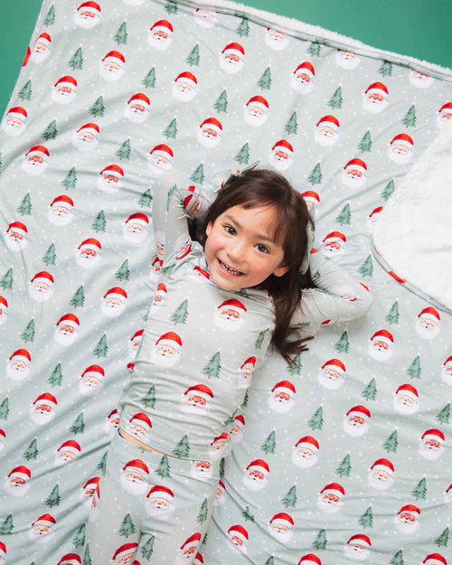 Baby Kids Bamboo Pajamas — Just BeClause Bum Bum Blanket - Plush — Image 8