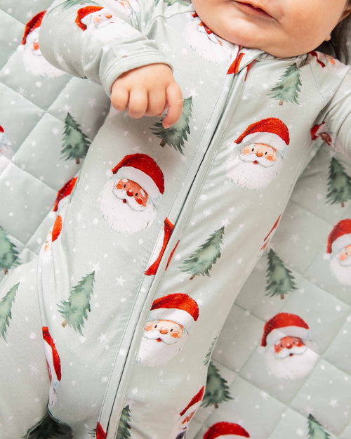 Baby Kids Bamboo Pajamas — Just BeClause Convertible Romper — Image 3