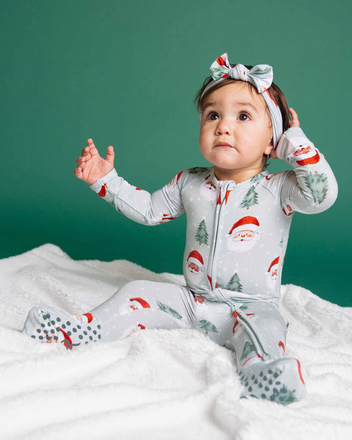 Baby Kids Bamboo Pajamas — Just BeClause Convertible Romper — Image 11