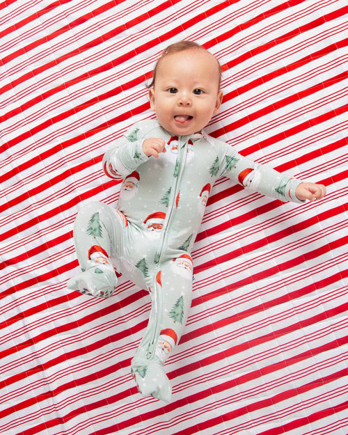 Baby Kids Bamboo Pajamas — Just BeClause Convertible Romper — Image 7