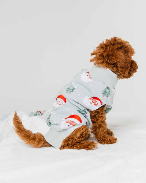 Baby Kids Bamboo Pajamas — Just BeClause Dog Sweater — Image 4