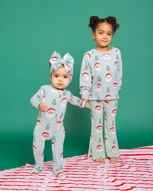 Baby Kids Bamboo Pajamas — Just BeClause Footie — Image 8