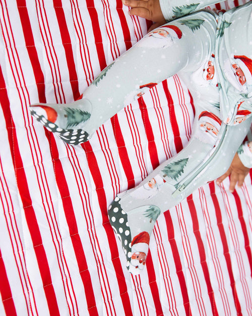 Baby Kids Bamboo Pajamas — Just BeClause Footie — Image 3
