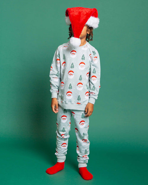 Baby Kids Bamboo Pajamas — Just BeClause Jogger Set — Image 3