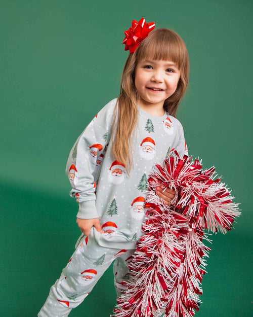 Baby Kids Bamboo Pajamas — Just BeClause Jogger Set — Image 11