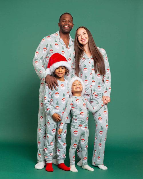 Baby Kids Bamboo Pajamas — Just BeClause Women's Long Sleeve Collar Shirt & Pants Pajama Set — Image 7