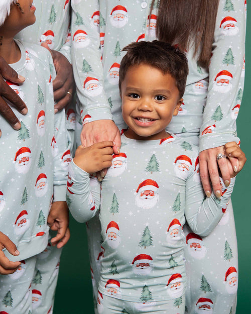 Baby Kids Bamboo Pajamas — Just BeClause Long Sleeve Pajama Set — Image 5