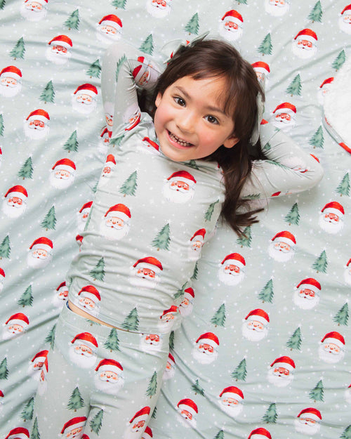 Baby Kids Bamboo Pajamas — Just BeClause Long Sleeve Pajama Set — Image 8