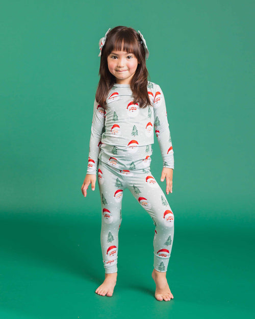 Baby Kids Bamboo Pajamas — Just BeClause Long Sleeve Pajama Set — Image 3