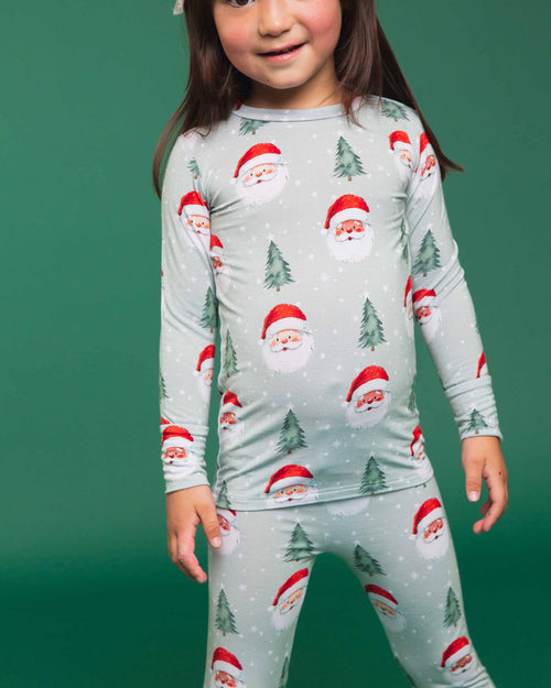 Baby Kids Bamboo Pajamas — Just BeClause Long Sleeve Pajama Set — Image 7