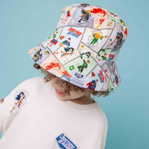 Baby Kids Bamboo Pajamas — Justice League™ Bucket Hat — Image 1