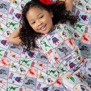 Baby Kids Bamboo Pajamas — Justice League™ Bum Bum Blanket - Plush — Image 1