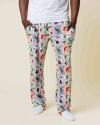 Baby Kids Bamboo Pajamas — Justice League™ Men's Pajama Pants — Image 1