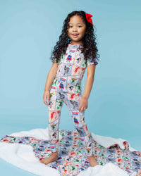 Baby Kids Bamboo Pajamas — Justice League™ Short Sleeve Pajama Set — Image 1