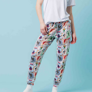 Baby Kids Bamboo Pajamas — Justice League™ Women's Pants — Image 1