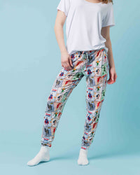 Baby Kids Bamboo Pajamas — Justice League™ Women's Pants — Image 1