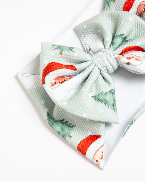 Baby Kids Bamboo Pajamas — Just BeClause Biggie Bow — Image 3