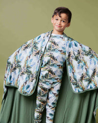 Baby Kids Bamboo Pajamas — Lake It Easy Bum Bum Blanket — Image 1