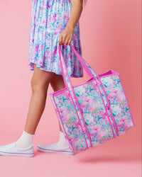 Baby Kids Bamboo Pajamas — Lei'd Back Women's Tote Bag — Image 1