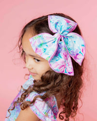 Baby Kids Bamboo Pajamas — Lei'd Back Woven Alligator Clip — Image 1