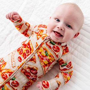 Little Pizza Heaven Convertible Romper - Image 1 - Bums & Roses