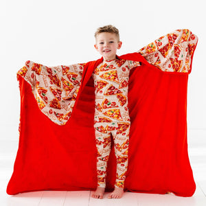 Bums & Roses - Baby & Kids Bamboo Pajamas - Little Pizza Heaven Bum Bum Blanket - Image 1