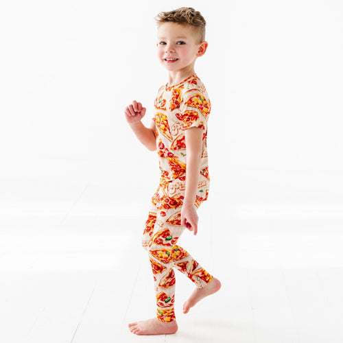Little Pizza Heaven Two-Piece Pajama Set - Image 3 - Bums & Roses