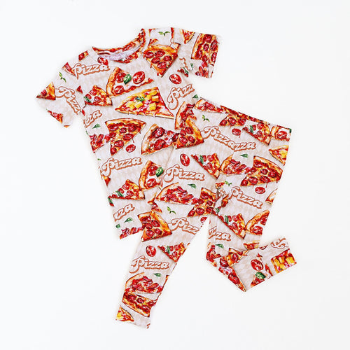 Little Pizza Heaven Two-Piece Pajama Set - Image 2 - Bums & Roses