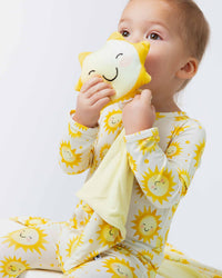 Baby Kids Bamboo Pajamas — Little Sunshine Lovey — Image 1