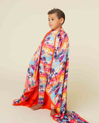 Baby Kids Bamboo Pajamas — Long Time No Sea Bum Bum Blanket — Image 1