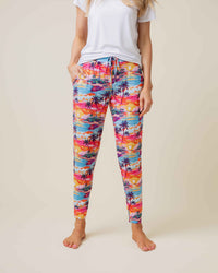 Baby Kids Bamboo Pajamas — Long Time No Sea Women's Pants — Image 1