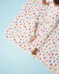 Baby Kids Bamboo Pajamas — Looney Tunes™ Bum Bum Blanket — Image 1