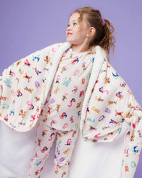 Baby Kids Bamboo Pajamas — Looney Tunes™ Bum Bum Blanket - Plush — Image 1