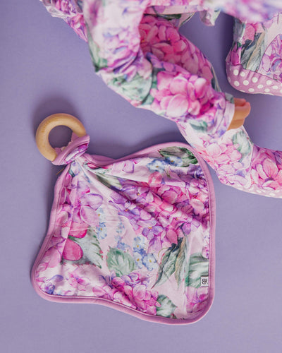 Baby Kids Bamboo Pajamas — You Had Me At Hydrangea Lovey — Image 1