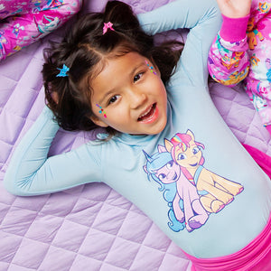 Baby Kids Bamboo Pajamas — My Little Pony™: A New Generation Izzy & Sunny Shirt — Image 1