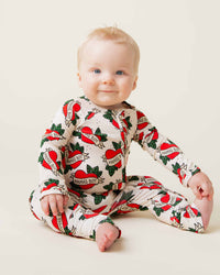 Baby Kids Bamboo Pajamas — Mama's Boy Convertible Romper — Image 1