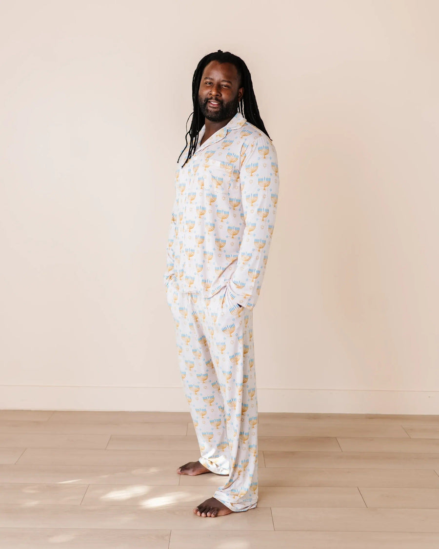 Baby Kids Bamboo Pajamas — Mazel Tov Moments Men's Pajama Set — Image 9