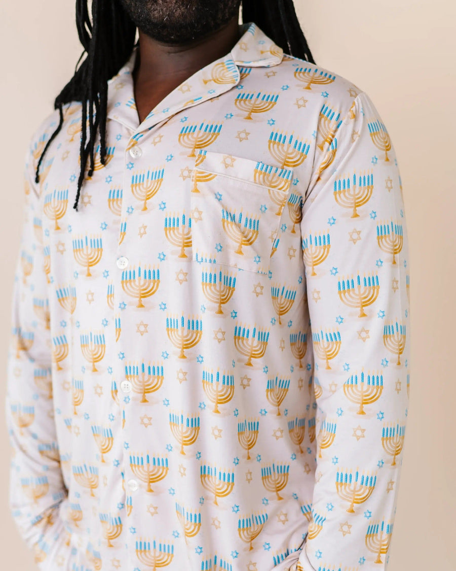 Baby Kids Bamboo Pajamas — Mazel Tov Moments Men's Pajama Set — Image 3
