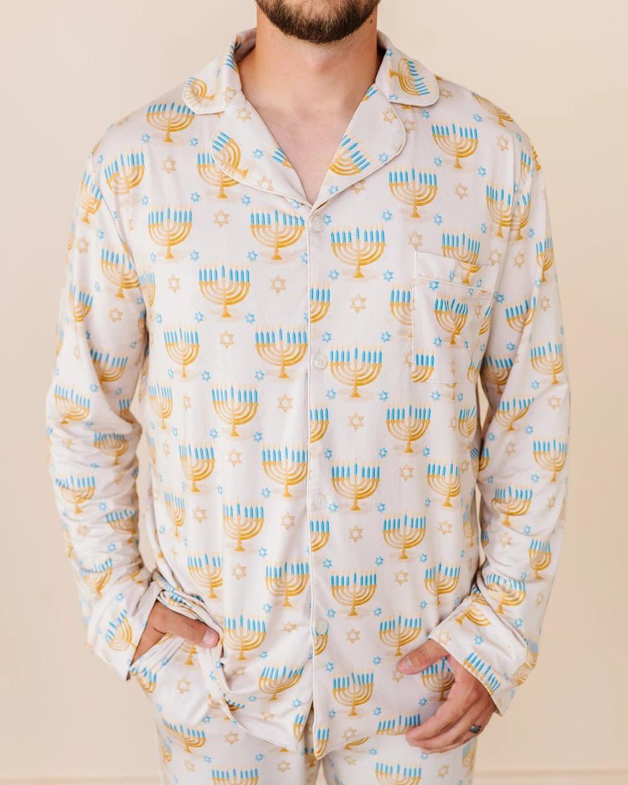 Baby Kids Bamboo Pajamas — Mazel Tov Moments Men's Pajama Set — Image 13