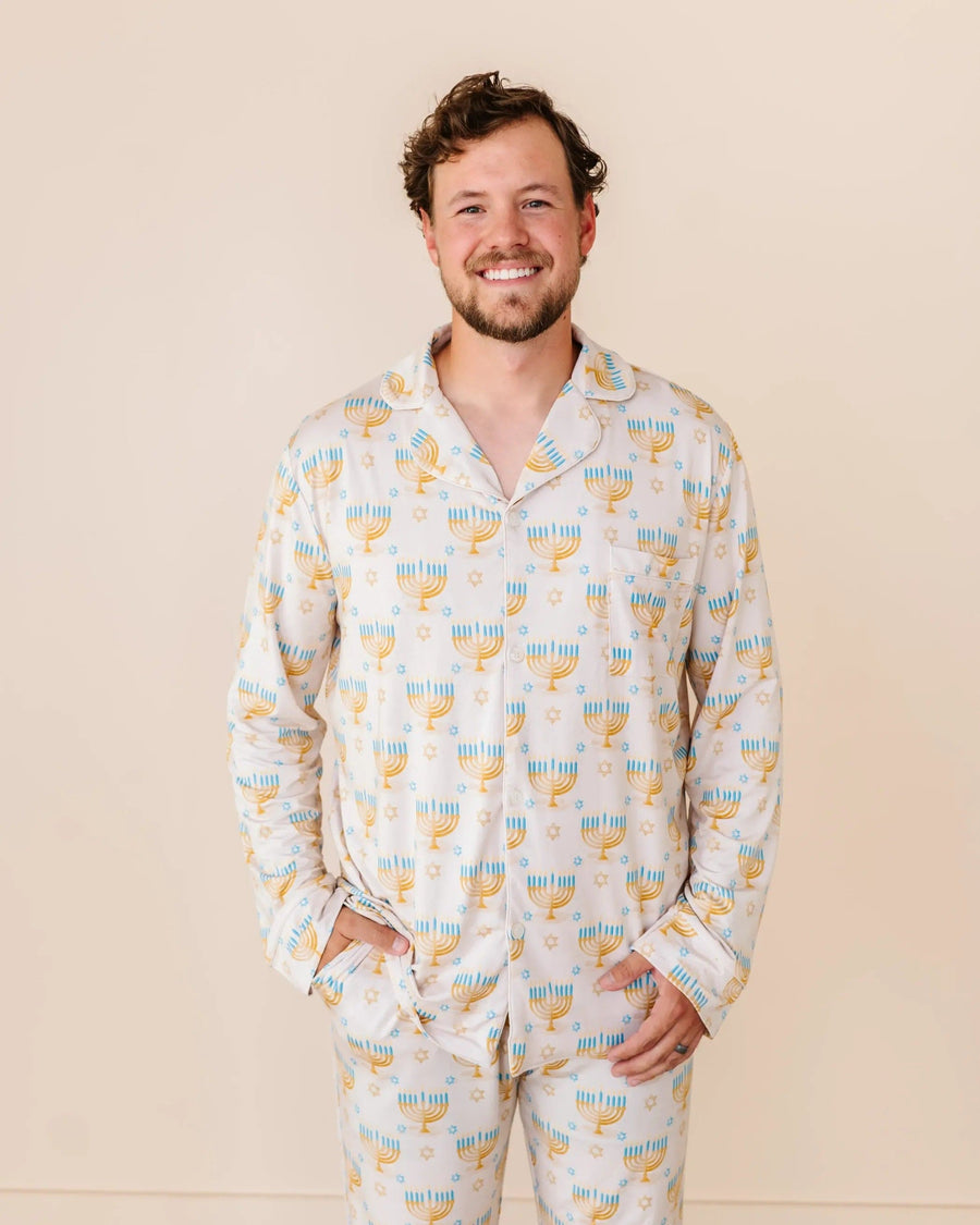 Baby Kids Bamboo Pajamas — Mazel Tov Moments Men's Pajama Set — Image 5