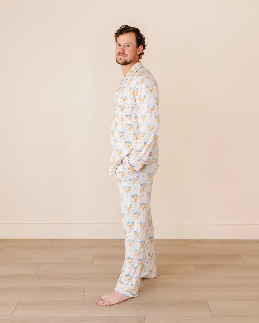 Baby Kids Bamboo Pajamas — Mazel Tov Moments Men's Pajama Set — Image 6