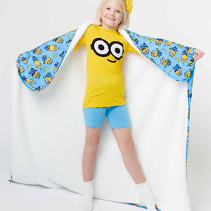 Baby Kids Bamboo Pajamas — Minions™ Bum Bum Blanket - Plush — Image 1