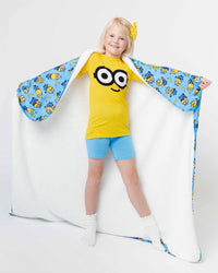 Baby Kids Bamboo Pajamas — Minions™ Bum Bum Blanket - Plush — Image 1