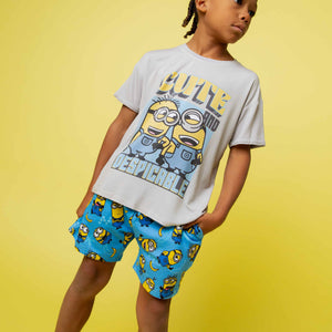 Baby Kids Bamboo Pajamas — Minions™ Cute & Despicable T-Shirt — Image 1