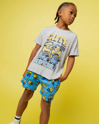 Baby Kids Bamboo Pajamas — Minions™ Cute & Despicable T-Shirt — Image 1