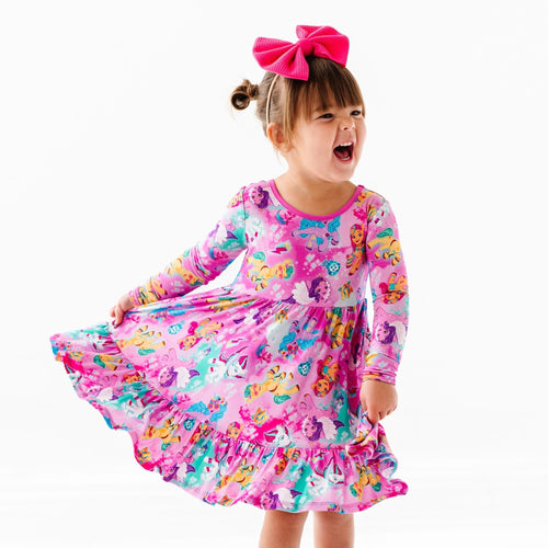 My Little Pony: A New Generation Girls Dress & Shorts Set - Image 3 - Bums & Roses